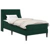 vidaXL Cadre de lit avec matelas Vert fonc&eacute; 90 x 200 cm Velours