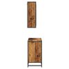 vidaXL Ensemble de mobilier de salle de bain 2 pcs Bois Ancien