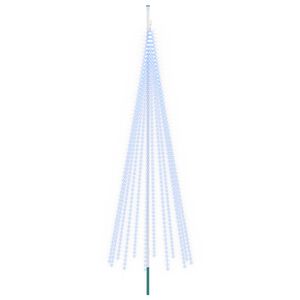 vidaXL Guirlande lumineuse de sapin de No&euml;l avec piquet et m&acirc;t 500 cm