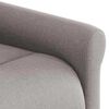 vidaXL Fauteuil inclinable &eacute;lectrique taupe tissu