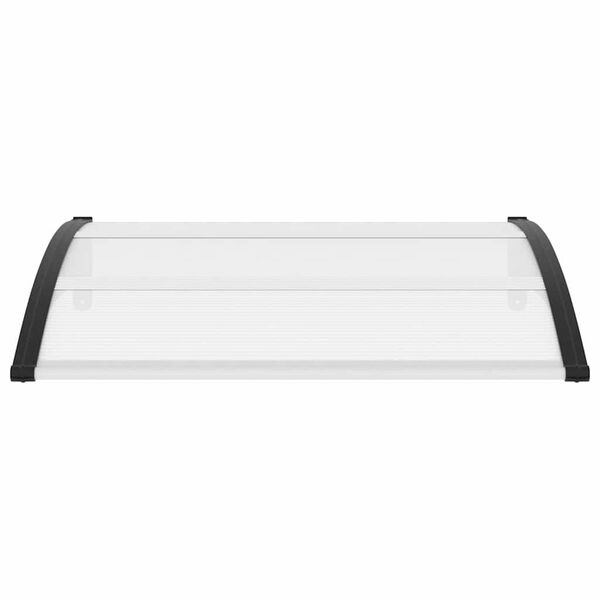 vidaXL Auvent de porte 120 x 100 cm PC