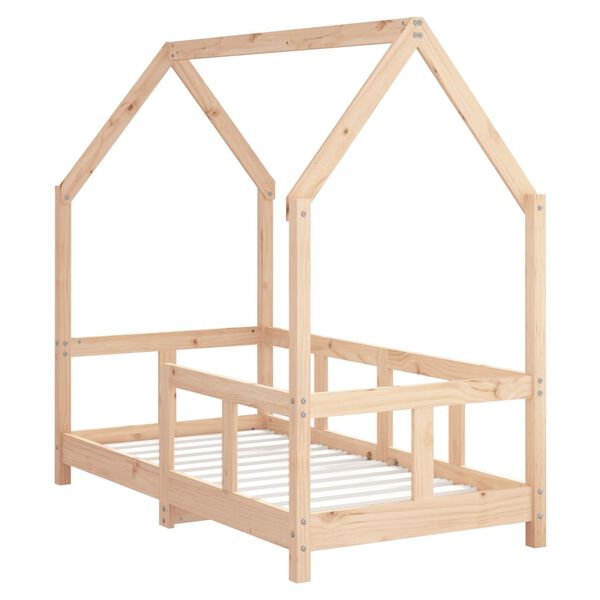 vidaXL Cadre de lit pour enfant 70x140 cm bois de pin massif