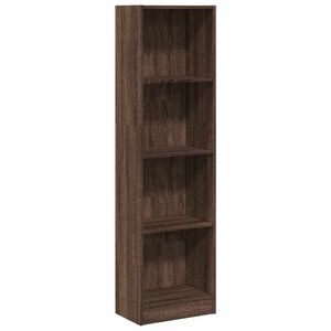 vidaXL Biblioth&egrave;que ch&ecirc;ne marron 40x24x143 cm bois d'ing&eacute;nierie