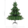 vidaXL Sapin de No&euml;l artificiel Nordmann Vert 210 cm