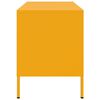 vidaXL Meuble TV jaune moutarde 68x39x50,5 cm acier
