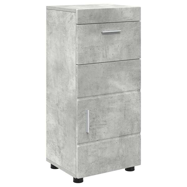 vidaXL Ensemble d'armoire de salle de bain TULUM Gris b&eacute;ton
