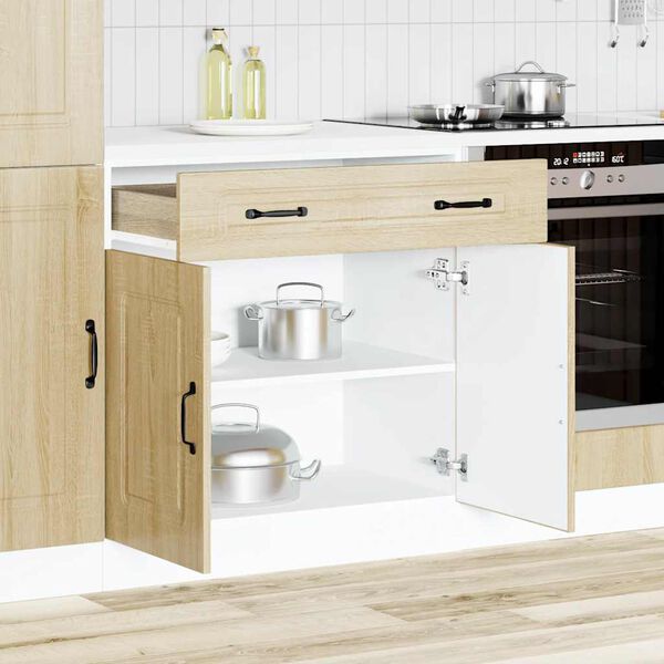 vidaXL Armoire de cuisine Kalmar ch&ecirc;ne sonoma bois d'ing&eacute;nierie