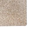 vidaXL Tapis Naturel et blanc 80 x 300 cm Jute