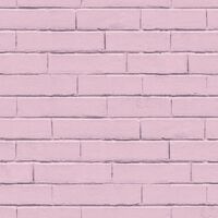 Noordwand Papier peint Good Vibes Brick Wall Rose