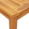 vidaXL Table &agrave; manger de jardin 110x110x75 cm bois d'acacia massif
