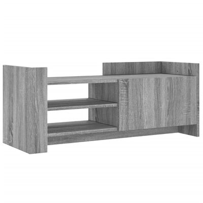 vidaXL Meuble TV Sonoma gris 100x35x40 cm Bois d'ingénierie