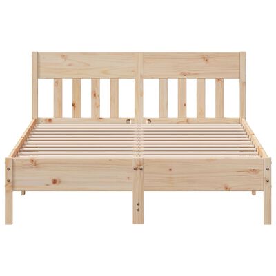 vidaXL Cadre de lit sans matelas 150x200 cm bois de pin massif