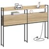 vidaXL T&ecirc;te de lit de rangement Ch&ecirc;ne sonoma 135 cm Bois d'ing&eacute;nierie