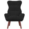 vidaXL Fauteuil relaxant Noir 69 x 74 x 93 cm Velours