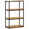 vidaXL Biblioth&egrave;que 70 x 35 x 110 cm Bois de manguier massif