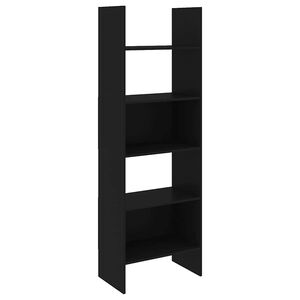 vidaXL Biblioth&egrave;que Noir 60x35x180 cm Bois d&rsquo;ing&eacute;nierie