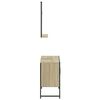 vidaXL Ensemble d'armoires de salle de bain 2 pcs ch&ecirc;ne sonoma