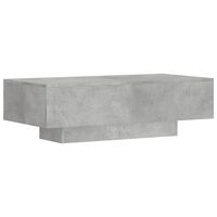 vidaXL Table basse gris béton 100x49,5x31 cm bois d'ingénierie