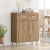 vidaXL Buffet chêne artisanal 34 x 69,5 x 89 cm Bois d'ingénierie