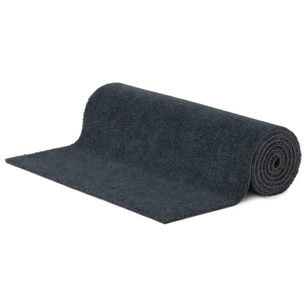 vidaXL Tapis de porte gris fonc&eacute; 100x300 cm fibre de coco touffet&eacute;