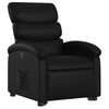 vidaXL Fauteuil inclinable &eacute;lectrique noir similicuir