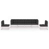 vidaXL Salon de jardin 6 pcs avec coussins Bois de pin massif