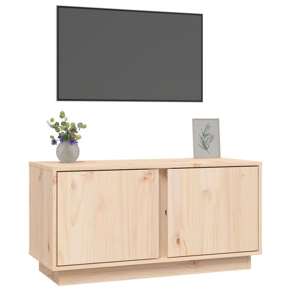 vidaXL Meuble TV 80x35x40,5 cm Bois de pin massif