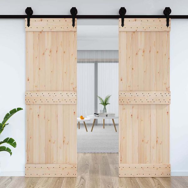 vidaXL Porte NARVIK 70x210 cm bois massif de pin