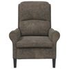 vidaXL fauteuil Gris foncé 76 x 94 x 102 cm Cuir synthétique