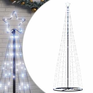 vidaXL Sapin de No&euml;l &agrave; LED 550 LED blanc froid 300 cm