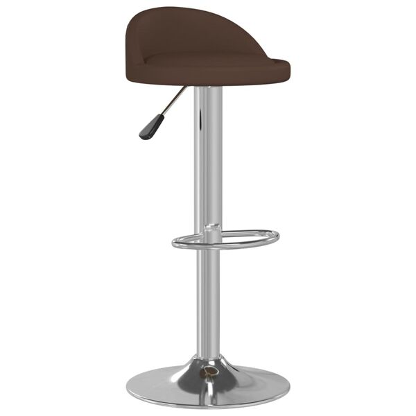 vidaXL Tabourets de bar lot de 2 marron similicuir