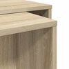 vidaXL Ensemble de tables basses 2 pcs Ch&ecirc;ne Sonoma Bois d'ing&eacute;nierie