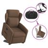 vidaXL Fauteuil inclinable Marron Tissu
