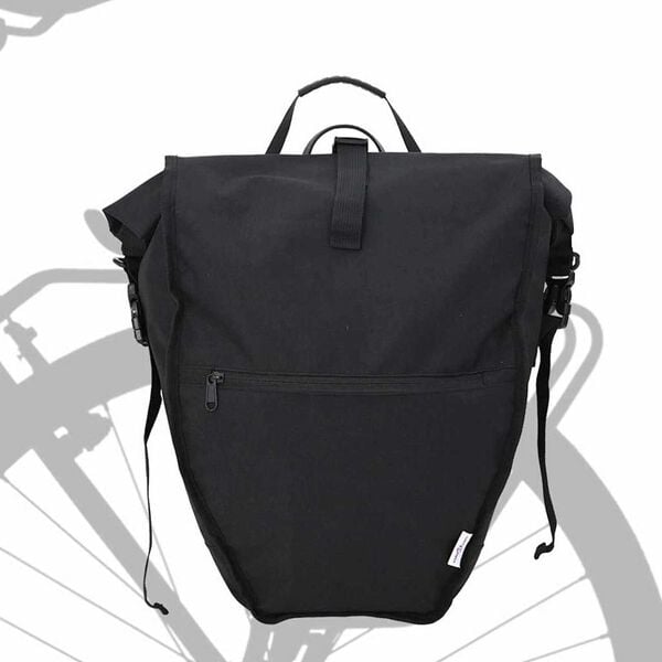 vidaXL Sac à vélo Noir 32,5 x 17 x 57 cm Polyester