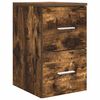 vidaXL Meuble de Salle de Bain In-between Ch&ecirc;ne fum&eacute; 30 x 44,5 x 50 cm