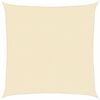 vidaXL Voile d'ombrage 160 g/m&sup2; Cr&egrave;me 4,5x4,5 m PEHD