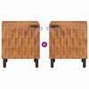 vidaXL Cabinet de chevet Marron 40 x 33 x 46 cm Bois de mangue massif