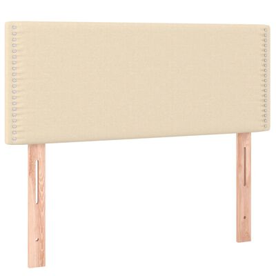 vidaXL Tête de lit Crème 90x5x78/88 cm Tissu