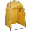 vidaXL Tente de douche WC Dressing Jaune