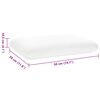 vidaXL Coussin de sommeil Uni 50 x 30 x 10 cm