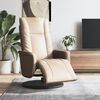 vidaXL Fauteuil inclinable avec repose-pieds cappuccino similicuir