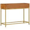 vidaXL Table console 100x35x76 cm Bois d'acacia massif
