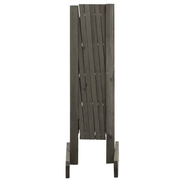 vidaXL Clôture en treillis de jardin Gris 120x60 cm Bois de sapin
