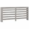 vidaXL Cache-radiateur sonoma gris 175x20x82 cm bois d'ing&eacute;nierie