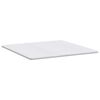 vidaXL Surmatelas Blanc 200 x 200 cm Tissu en Tricot