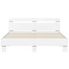 vidaXL Cadre de lit sans matelas blanc 150x200 cm