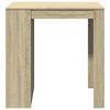 vidaXL Table de bar chêne sonoma 102x70x103,5 cm bois d'ingénierie