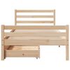 vidaXL Cadre de lit sans matelas 90x200 cm bois de pin massif