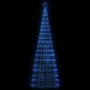 vidaXL Sapin de Noël à LED 550 LED bleu 304 cm