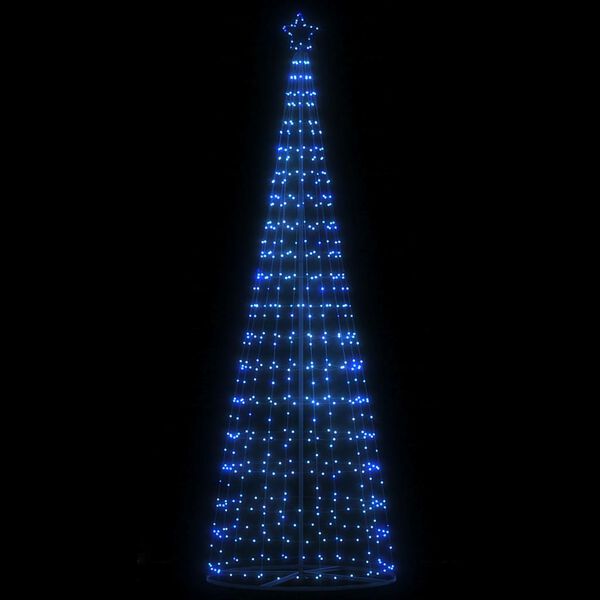 vidaXL Sapin de Noël à LED 550 LED bleu 304 cm
